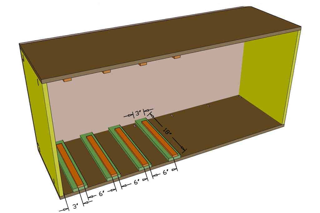 installing drawer slides in the closet organizer