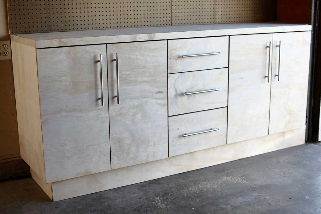 DIY Garage Cabinets