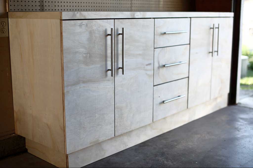 DIY Garage Cabinets