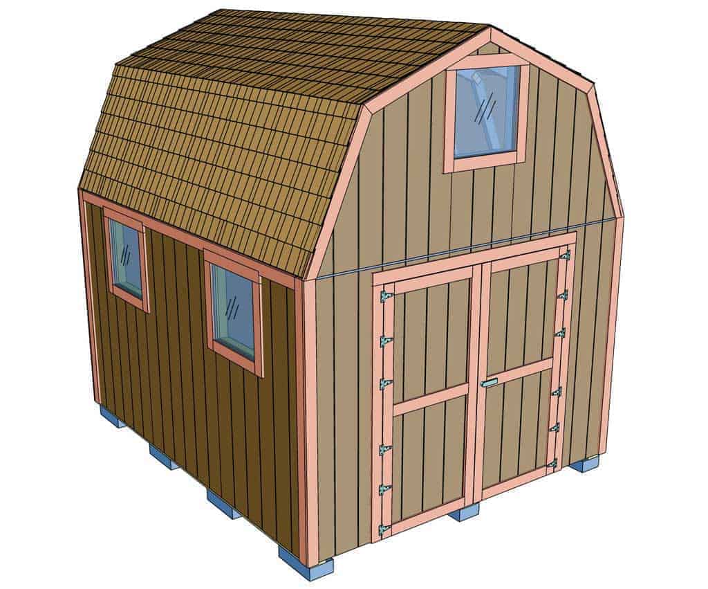 Two Story 10x12 DIY Shed