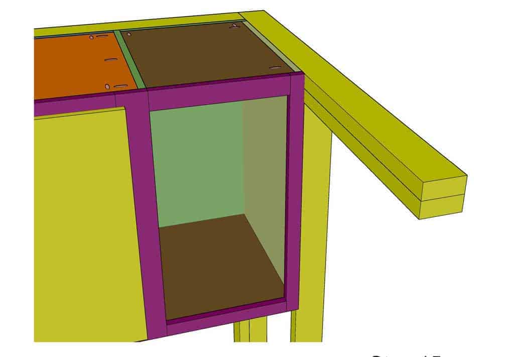 building a face frame for shellf