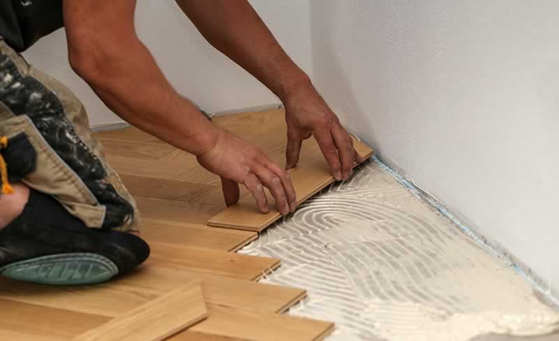 Top Tips To Successfully Fit Parquet Flooring - laying parquet