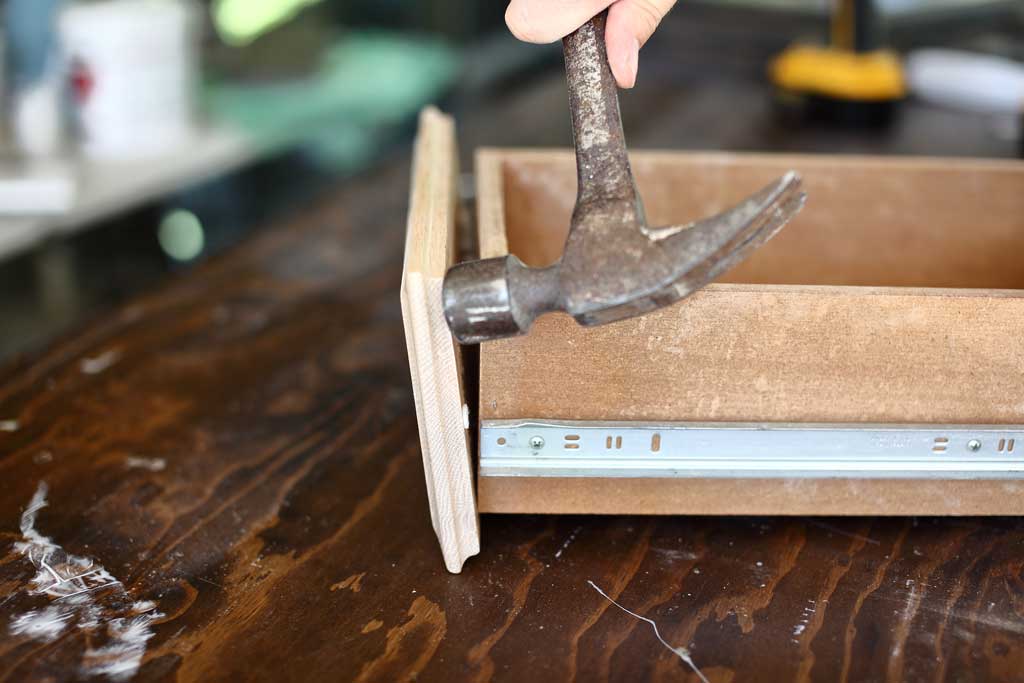 removing front cover from drawer box