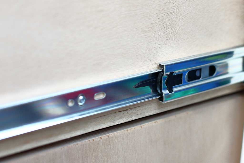 drawer slides lever