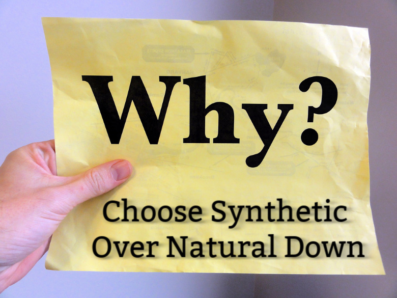 Why choose synthetic vs down?