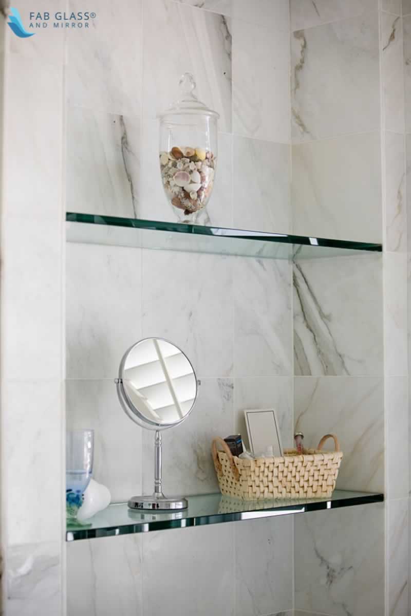 DIY Crafts to Install Glass Shelves for Glamorous Home Décor - corner shelves