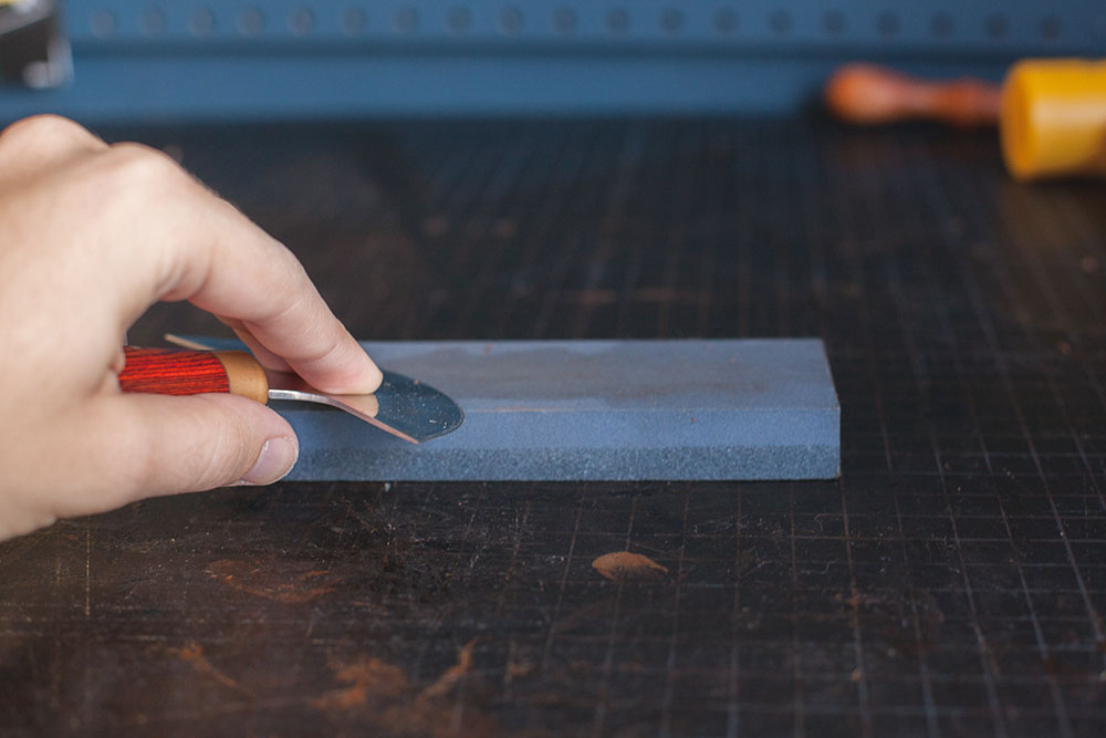 Cutting Leather Step 3