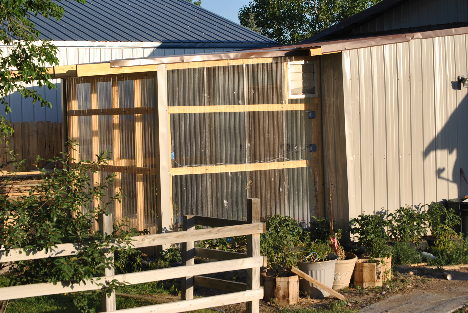 greenhouse framing gardening