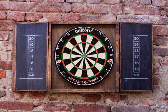 Dart Board Cabinet