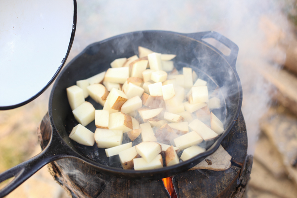 fireside sea salt and vinegar potatoes