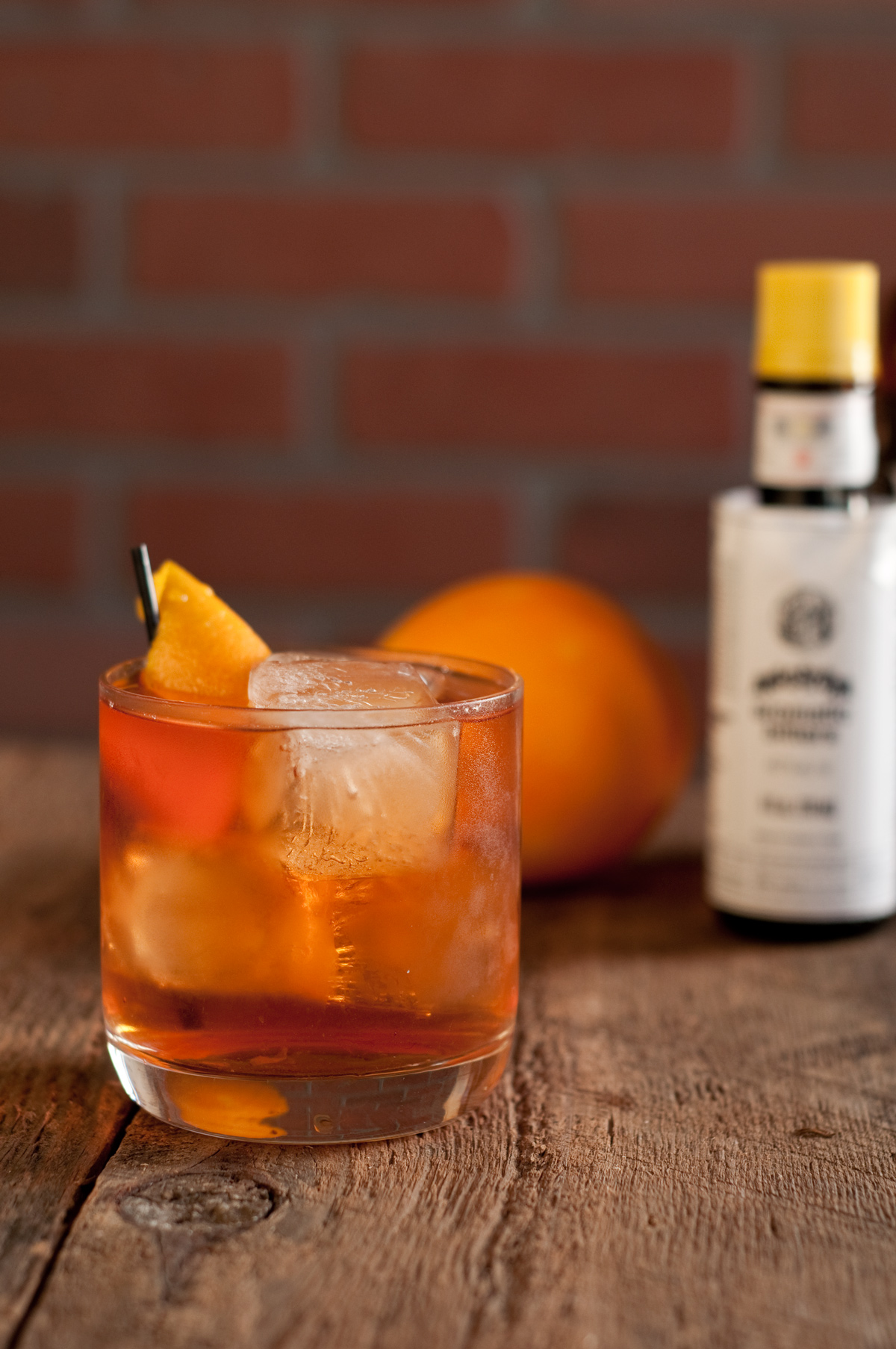 Old fashioned cocktail