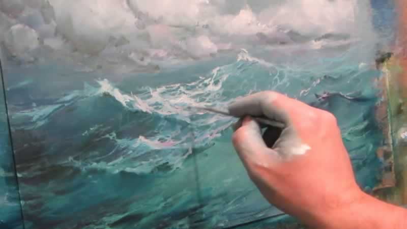 5 DIY Ideas That You Can Do With Oil Paint - seascape