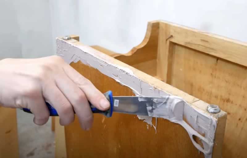 How to Paint Wood Furniture Like a Pro, Step-By-Step - fill holes