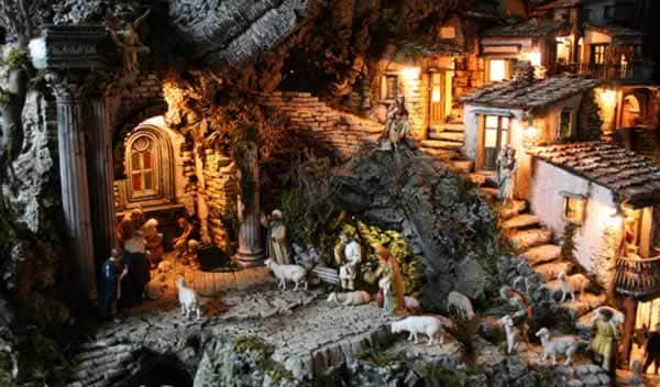 nativity scene in Italy