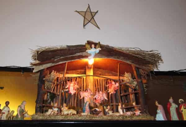 Christmas nativity scene