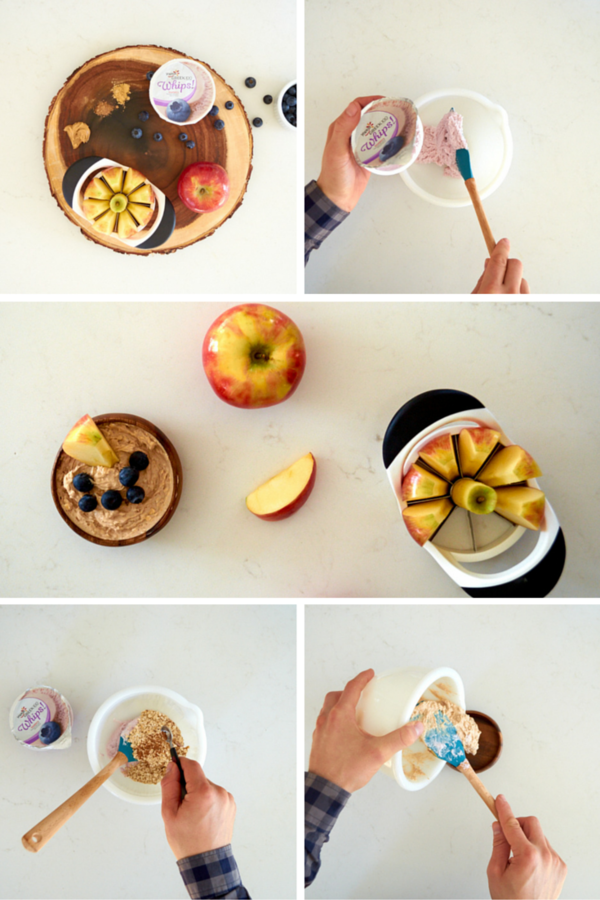 Yogurt apple dipping sauce