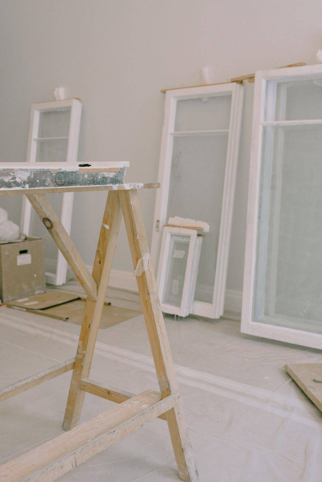 interior of a home being remodeled