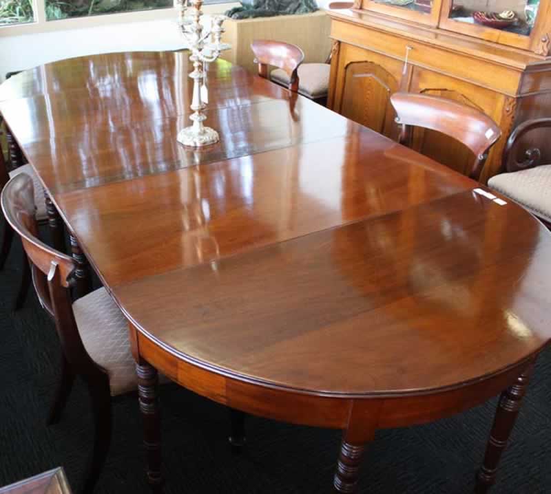 restored solid wood table