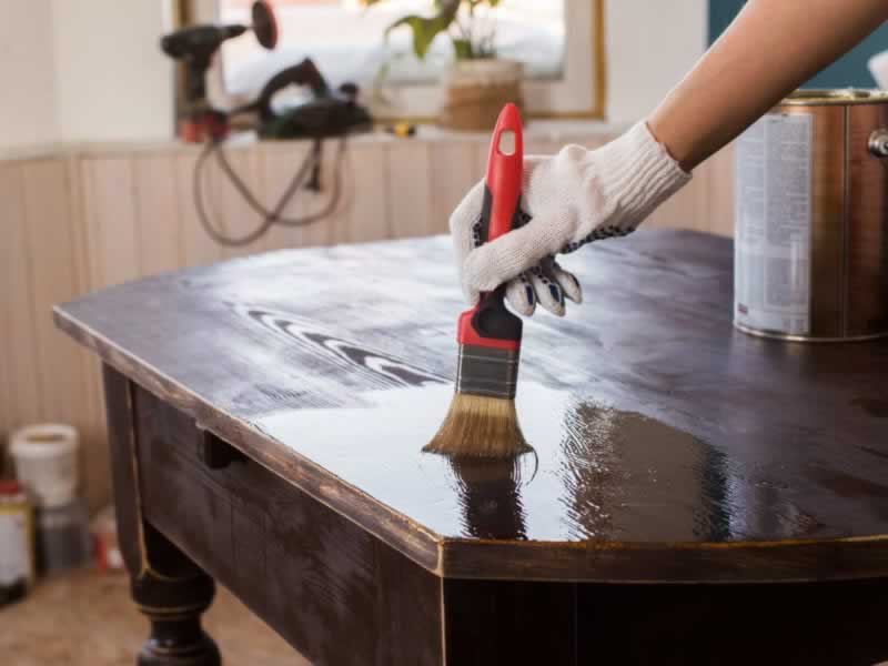 painting solid wood furniture