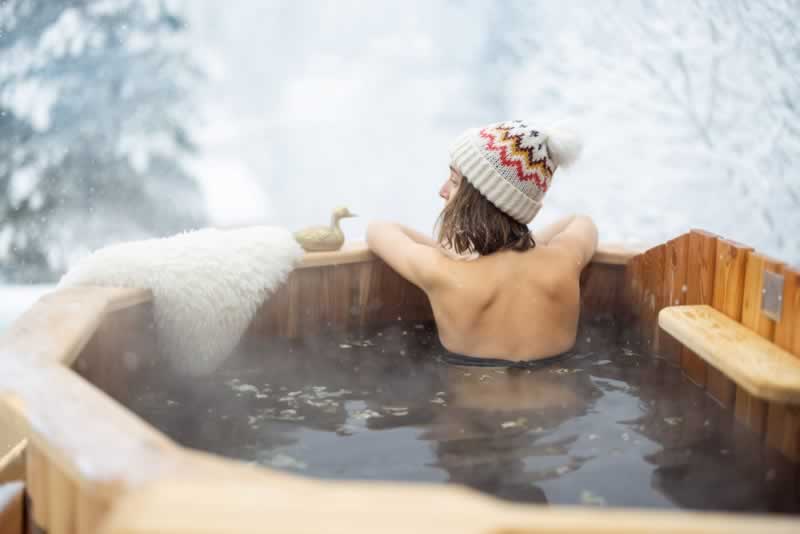 woman in spa