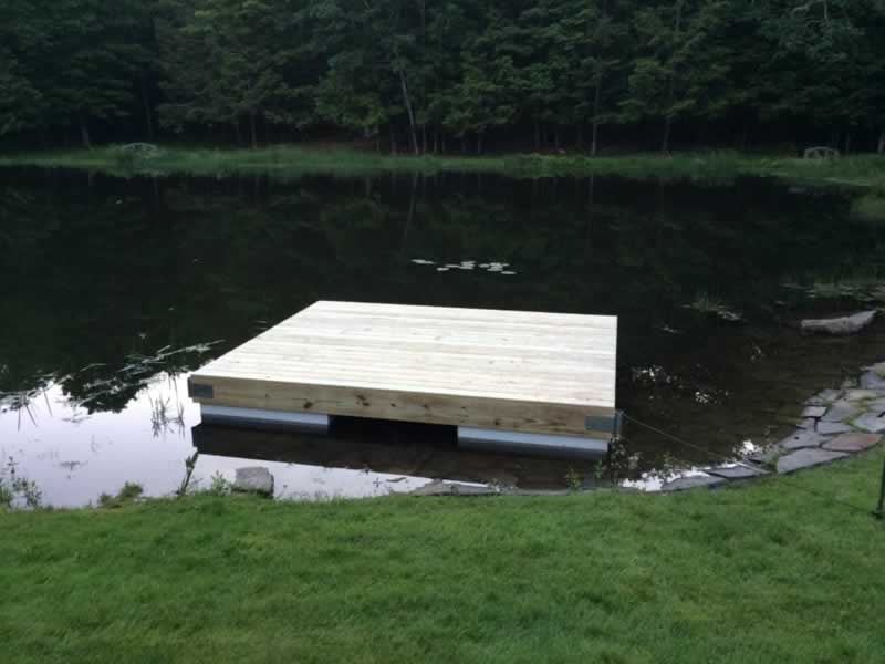 DIY floating dock